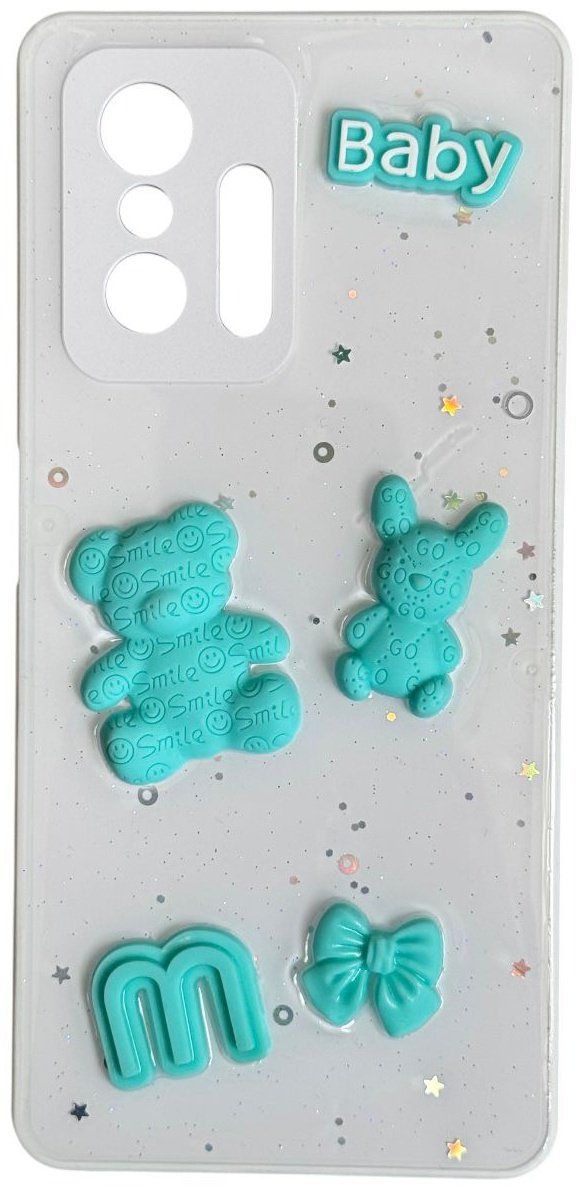 Чехол для Xiaomi 11T белый купить,992
