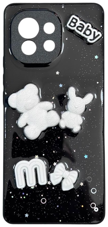 Чехол для Xiaomi 11 черный купить,992