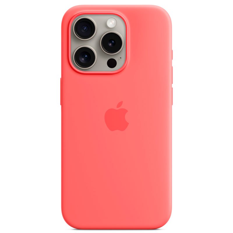 Чехол Apple для iPhone 15 Pro Silicone Case with MagSafe A3125 MT1G3ZM/A Guava