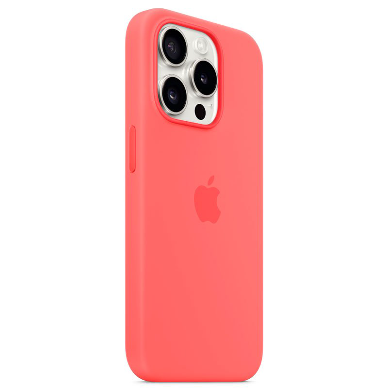 Чехол Apple для iPhone 15 Pro Silicone Case with MagSafe A3125 MT1G3ZM/A Guava купить,NaN
