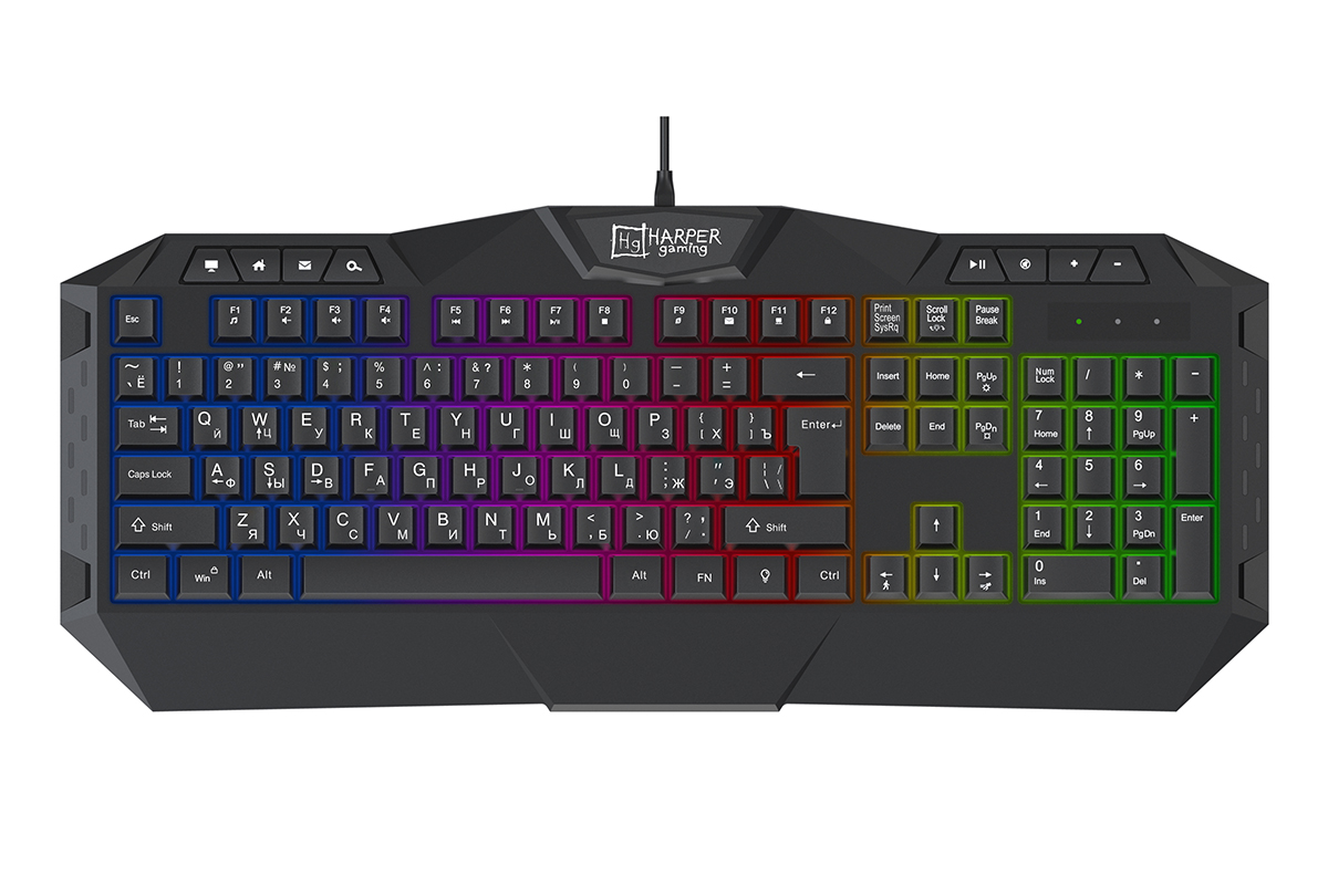 Клавиатура + мышь + коврик Harper Gaming Triplestrike GSB-07 купить,0