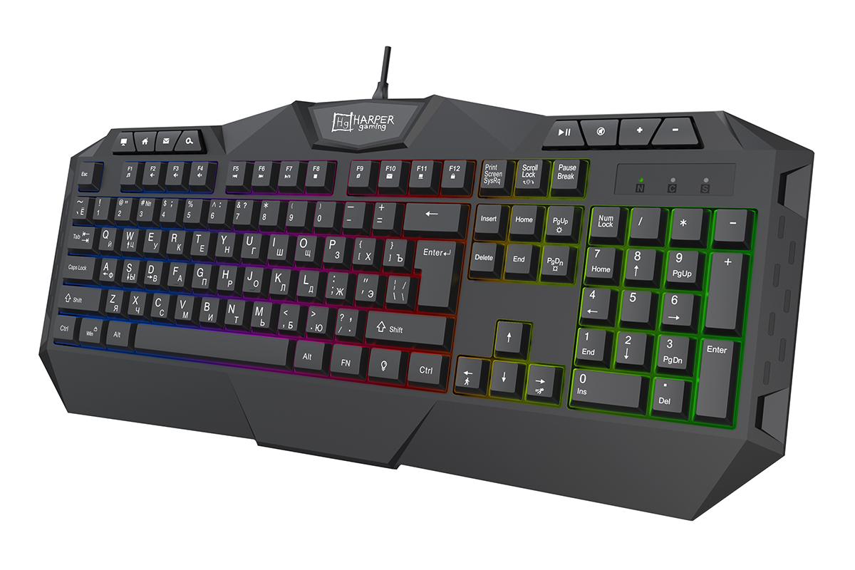 Клавиатура + мышь + коврик Harper Gaming Triplestrike GSB-07 купить,0