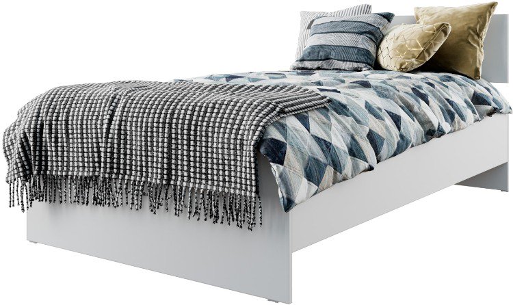 Кровать Мебель Азии Медина 120x200 см белая купить,NaN