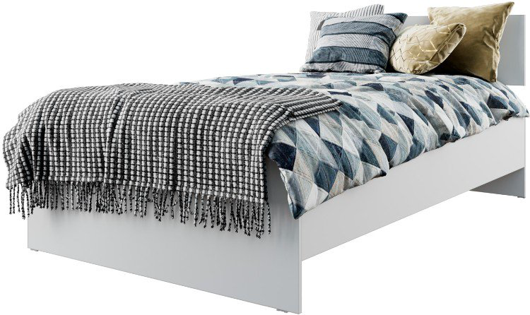 Кровать Мебель Азии Медина 120x200 см белая купить,NaN
