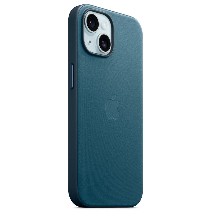 Чехол Apple для iPhone 15 FineWoven Case with MagSafe A3132 MT3G3ZM/A Pacific Blue купить,NaN
