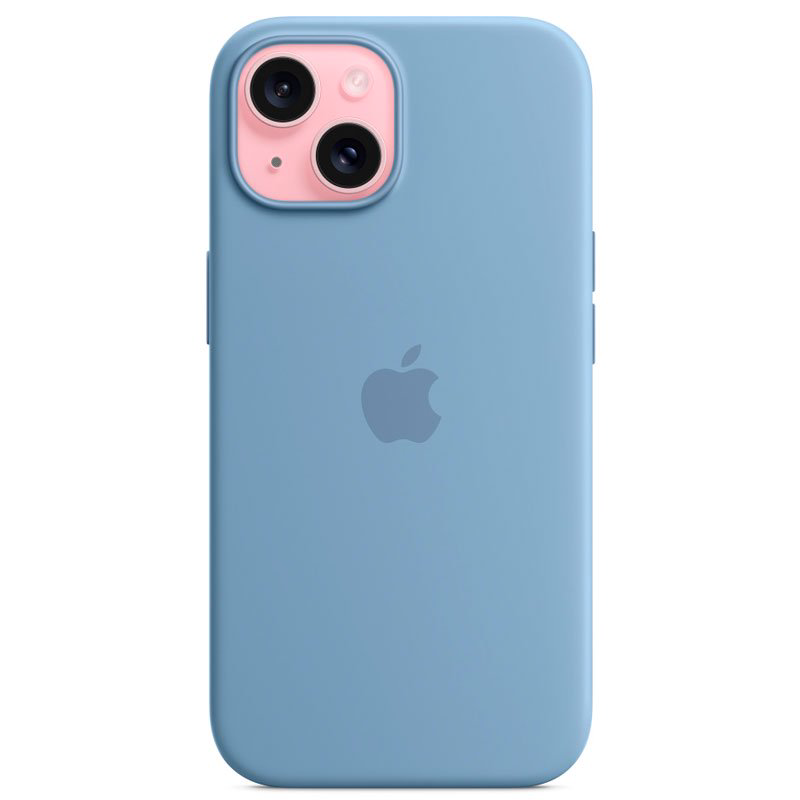Чехол Apple для iPhone 15 Silicone Case with MagSafe A3123 MT0Y3ZM/A Winter Blue купить,NaN