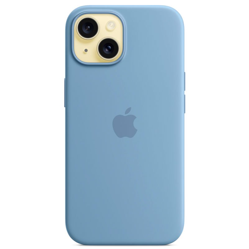 Чехол Apple для iPhone 15 Silicone Case with MagSafe A3123 MT0Y3ZM/A Winter Blue купить,NaN