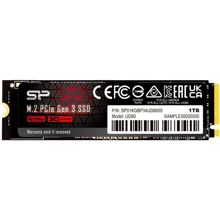 SSD накопитель Silicon Power UD80 SP01KGBP34UD8005 1Tb