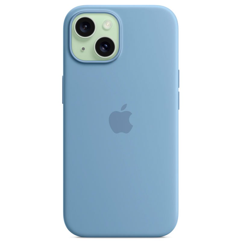 Чехол Apple для iPhone 15 Silicone Case with MagSafe A3123 MT0Y3ZM/A Winter Blue купить,NaN