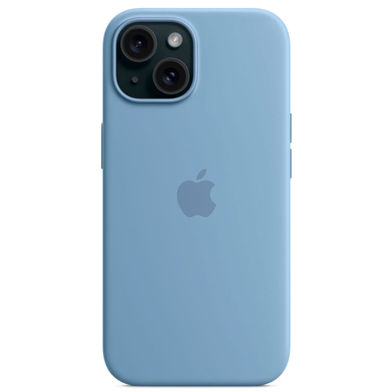 Чехол Apple для iPhone 15 Silicone Case with MagSafe A3123 MT0Y3ZM/A Winter Blue купить,NaN