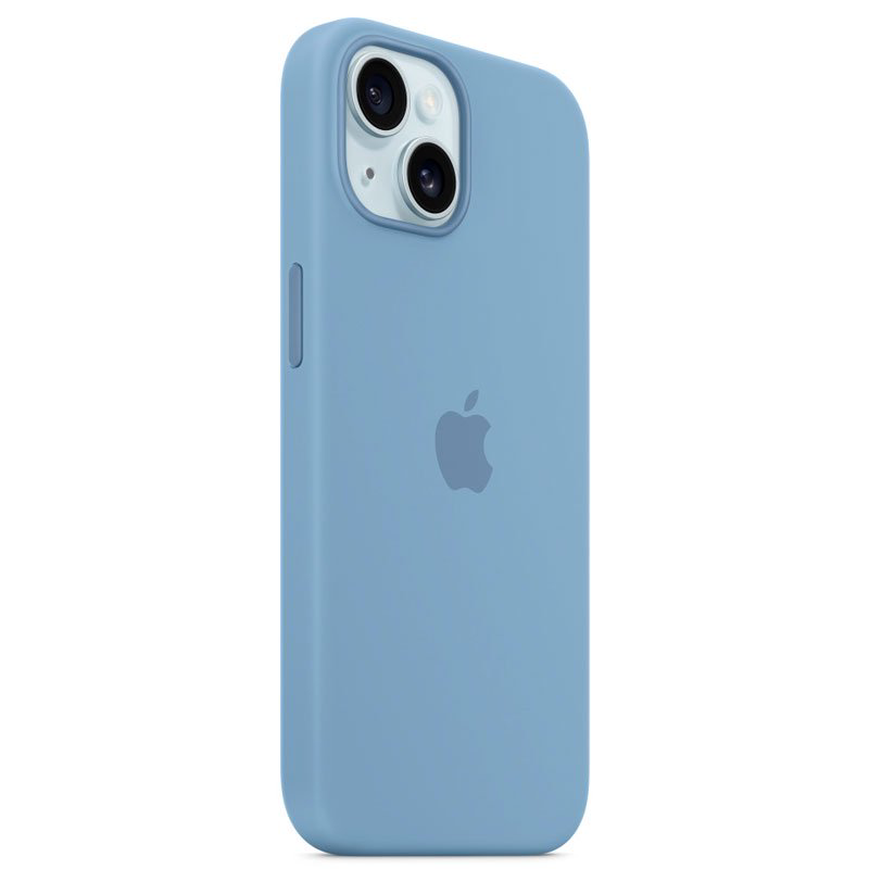 Чехол Apple для iPhone 15 Silicone Case with MagSafe A3123 MT0Y3ZM/A Winter Blue купить,NaN