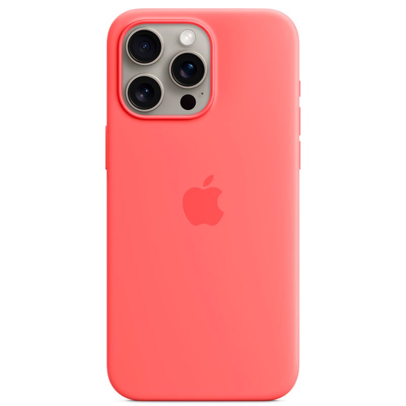 Чехол Apple для iPhone 15 Pro Max Silicone Case with MagSafe A3126 MT1V3ZM/A Guava