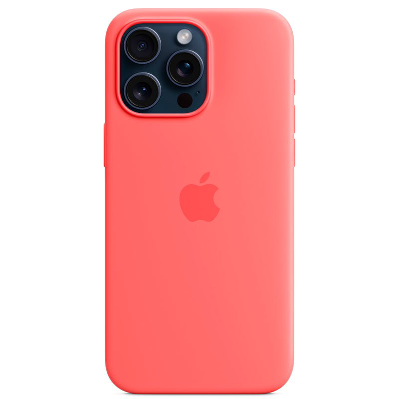 Чехол Apple для iPhone 15 Pro Max Silicone Case with MagSafe A3126 MT1V3ZM/A Guava купить,NaN