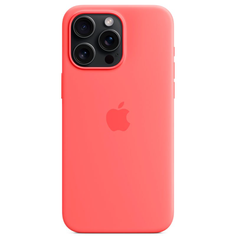Чехол Apple для iPhone 15 Pro Max Silicone Case with MagSafe A3126 MT1V3ZM/A Guava купить,NaN