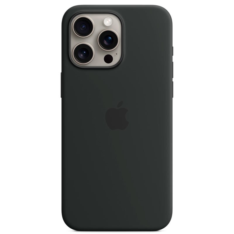 Чехол Apple для iPhone 15 Pro Max Silicone Case with MagSafe A3126 MT1M3ZM/A Black