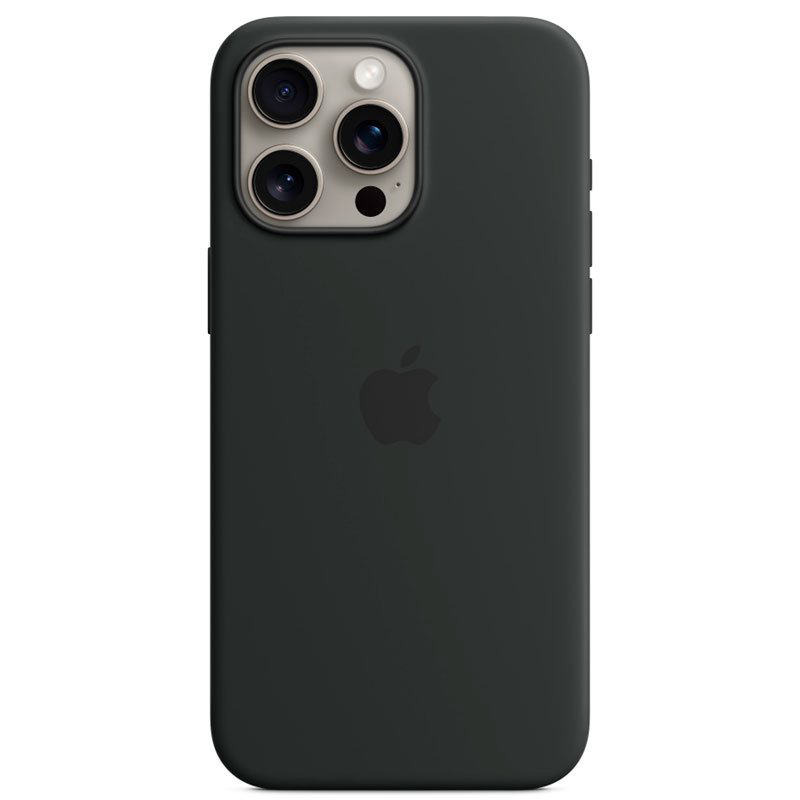 Чехол Apple для iPhone 15 Pro Max Silicone Case with MagSafe A3126 MT1M3ZM/A Black