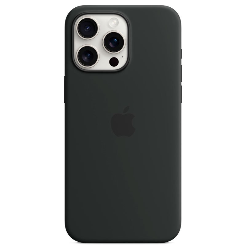 Чехол Apple для iPhone 15 Pro Max Silicone Case with MagSafe A3126 MT1M3ZM/A Black