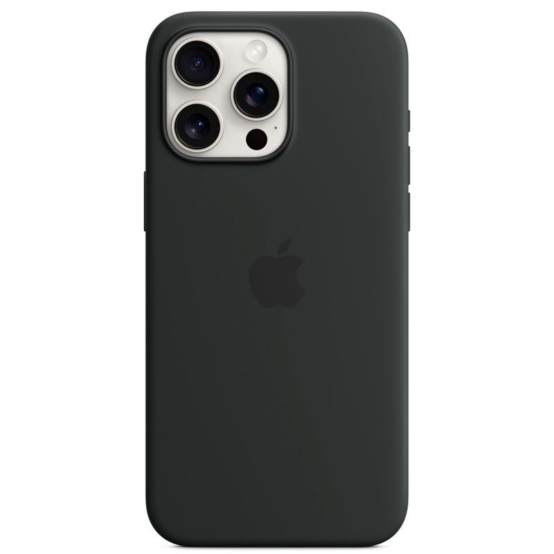 Чехол Apple для iPhone 15 Pro Max Silicone Case with MagSafe A3126 MT1M3ZM/A Black купить,NaN