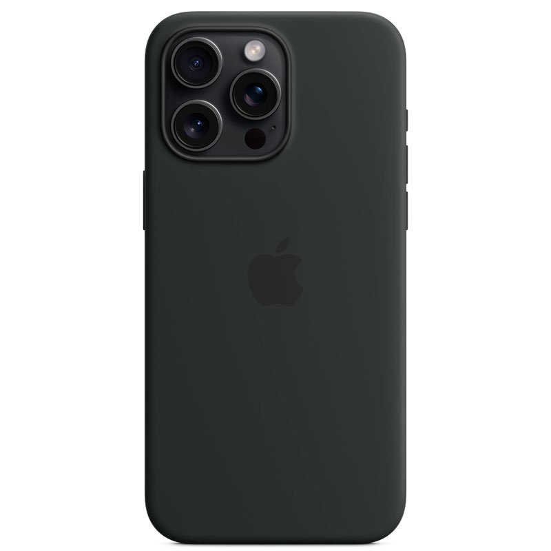 Чехол Apple для iPhone 15 Pro Max Silicone Case with MagSafe A3126 MT1M3ZM/A Black купить,NaN