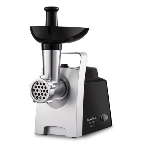 Мясорубка Moulinex ME106832 черно-серебристая