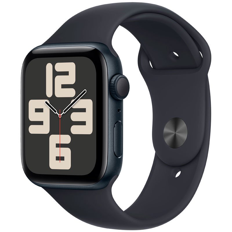 Смарт-часы Apple Watch SE 2023 GPS 44mm MRE73 Midnight Aluminum Case with Midnight Sport Band - S/M