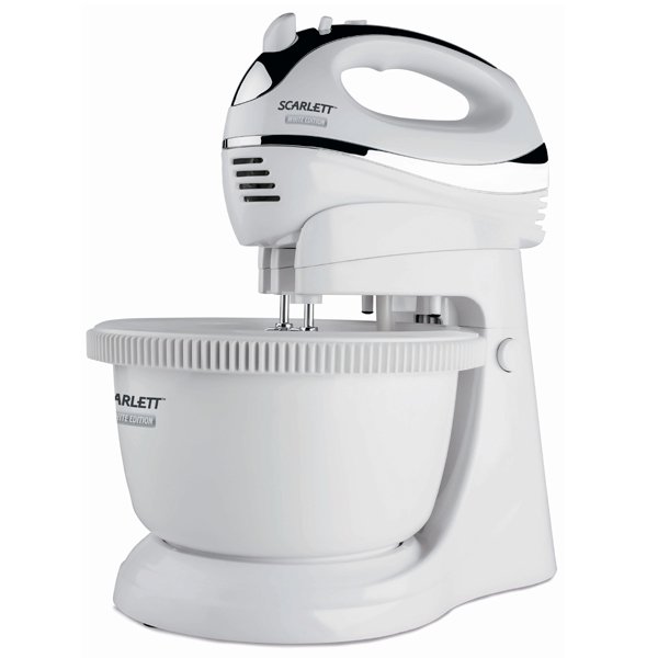 Миксер Scarlett SC-HM40B01 белый купить,NaN