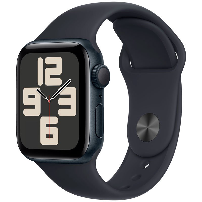 Смарт-часы Apple Watch SE 2023 GPS 40mm MR9X3 Midnight Aluminum Case with Midnight Sport Band - S/M купить,135000