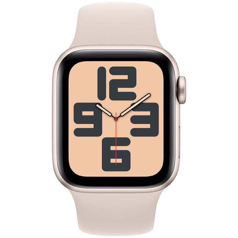 Смарт-часы Apple Watch SE 2023 GPS 40mm MR9U3 Starlight Aluminum Case with Starlight Sport Band - S/M купить,NaN