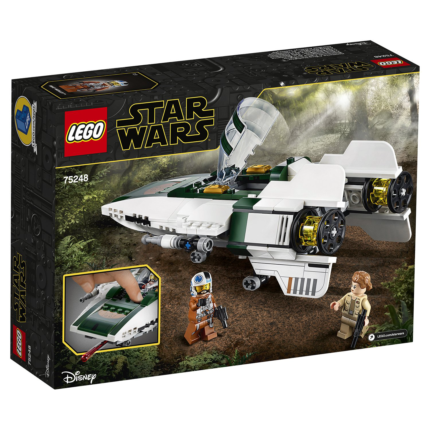 Конструктор Lego Star Wars Звёздный истребитель Повстанцев типа A 75248 купить,NaN