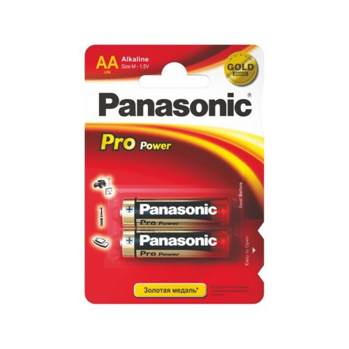 Батарейка Panasonic LR03XEG 2BP Pro Power AAA 2B купить,NaN