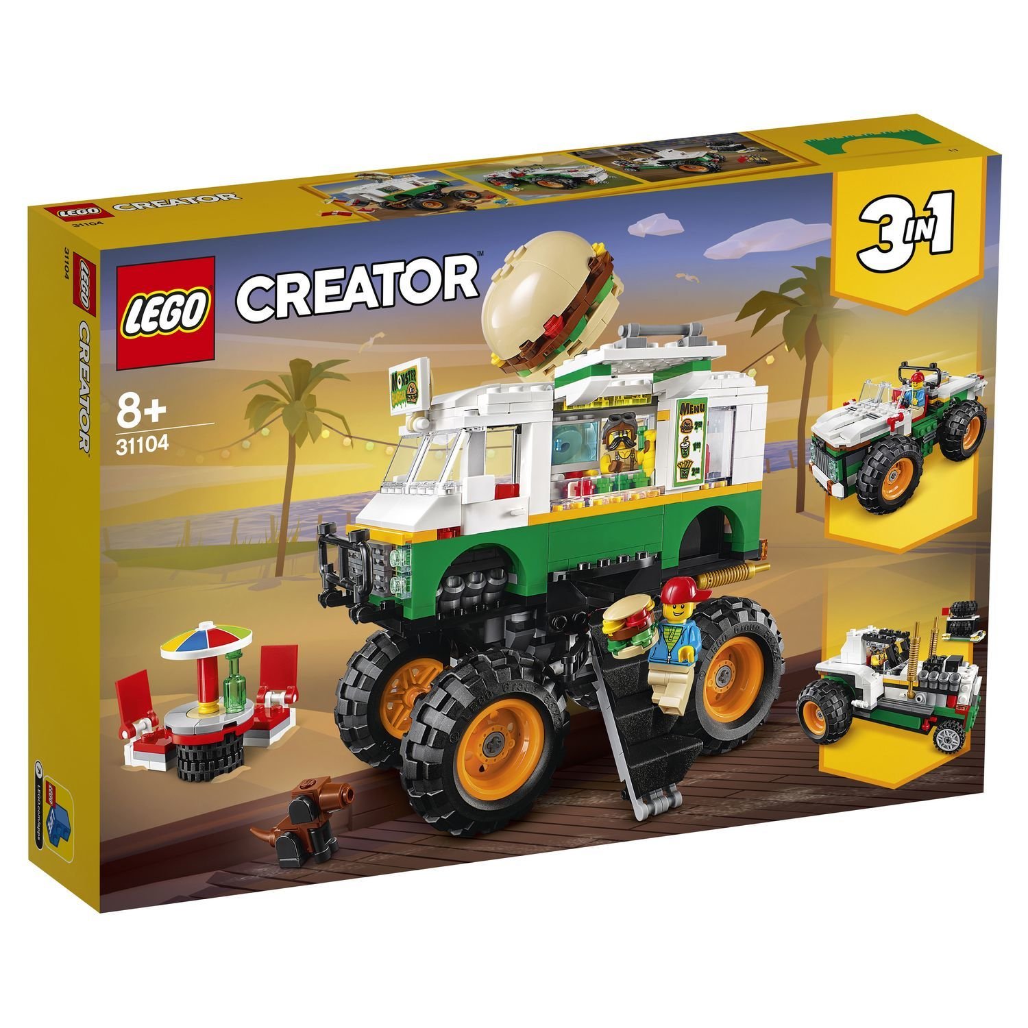 Конструктор Lego Creator Грузовик Монстрбургер 31104 купить,NaN