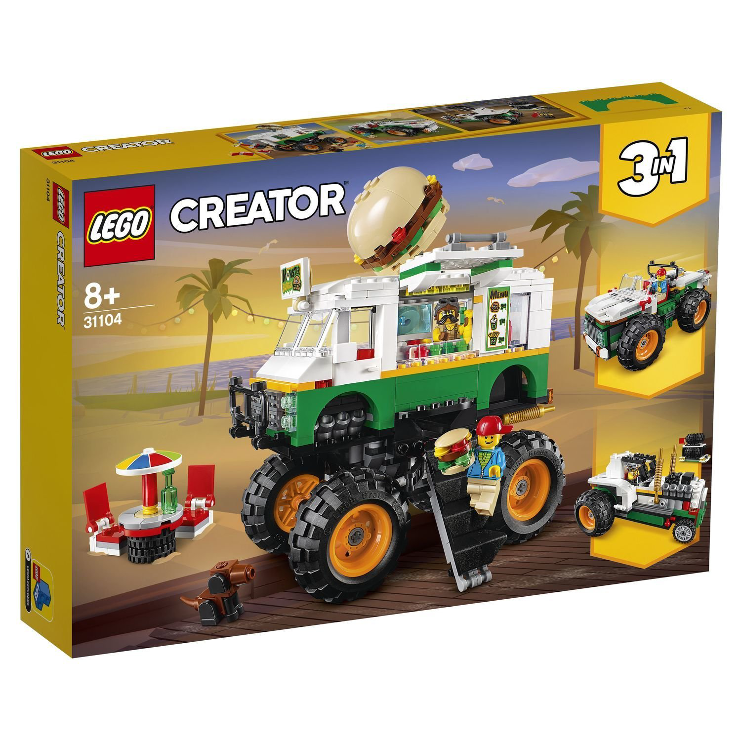 Конструктор Lego Creator Грузовик Монстрбургер 31104 купить,NaN