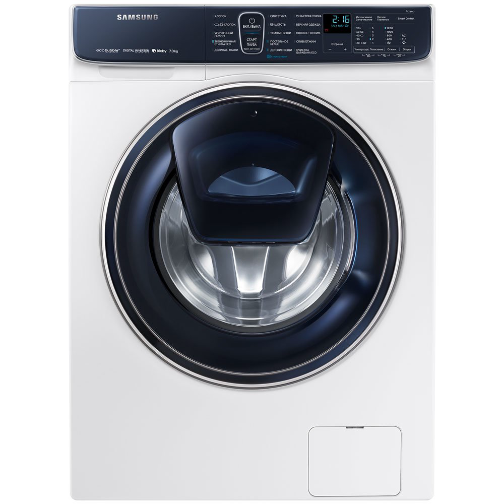 Стиральная машина Samsung WW70R62LATWDLD белая купить,NaN