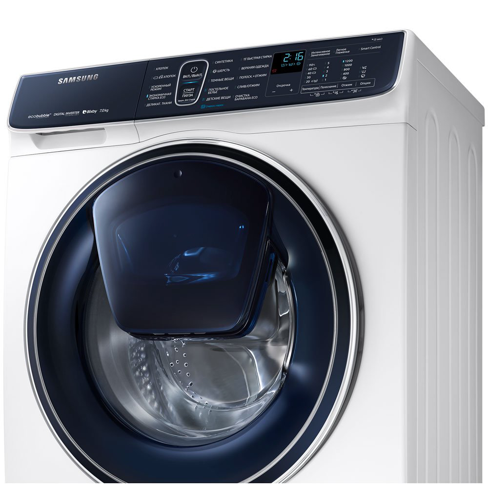 Стиральная машина Samsung WW70R62LATWDLD белая купить,NaN