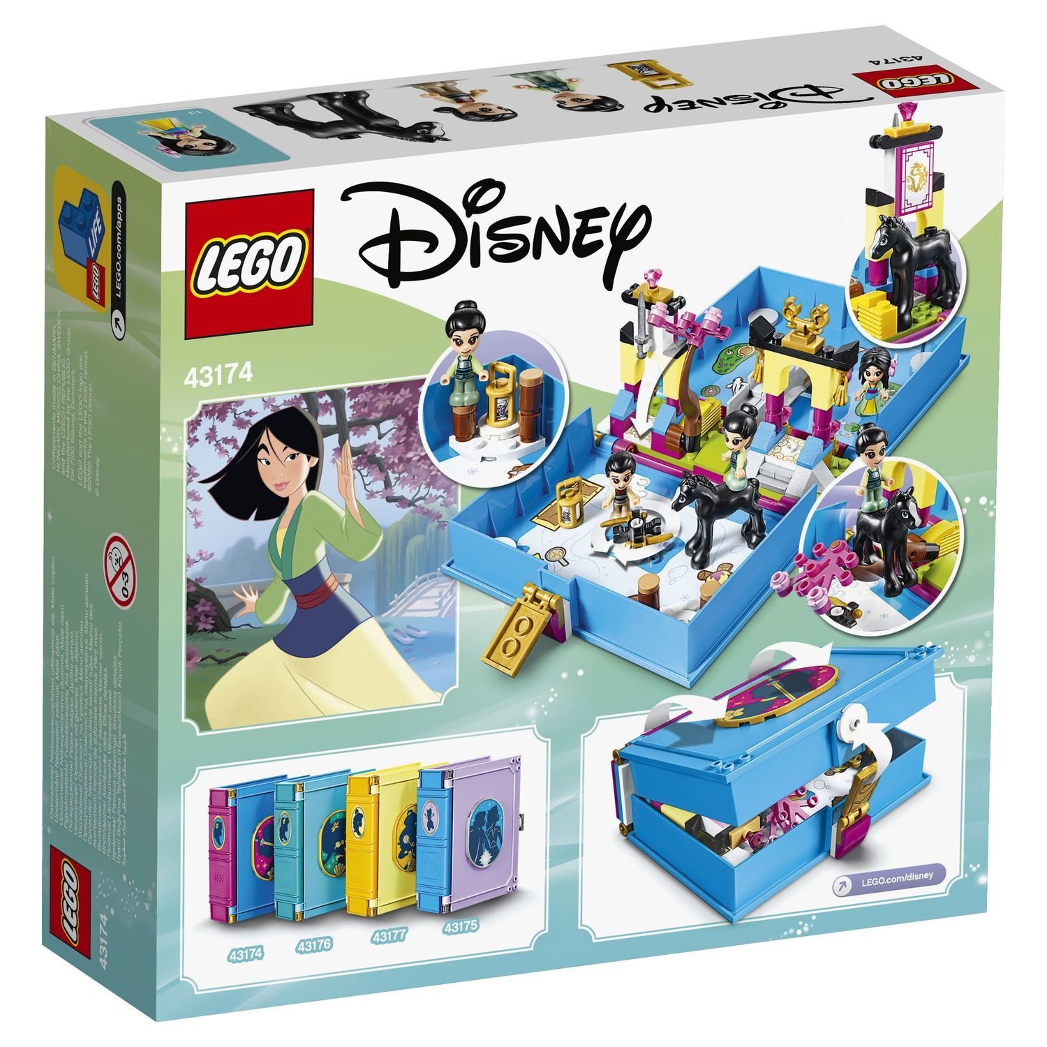 Конструктор Lego Disney Princess Книга приключений Мулан 43174 купить,NaN
