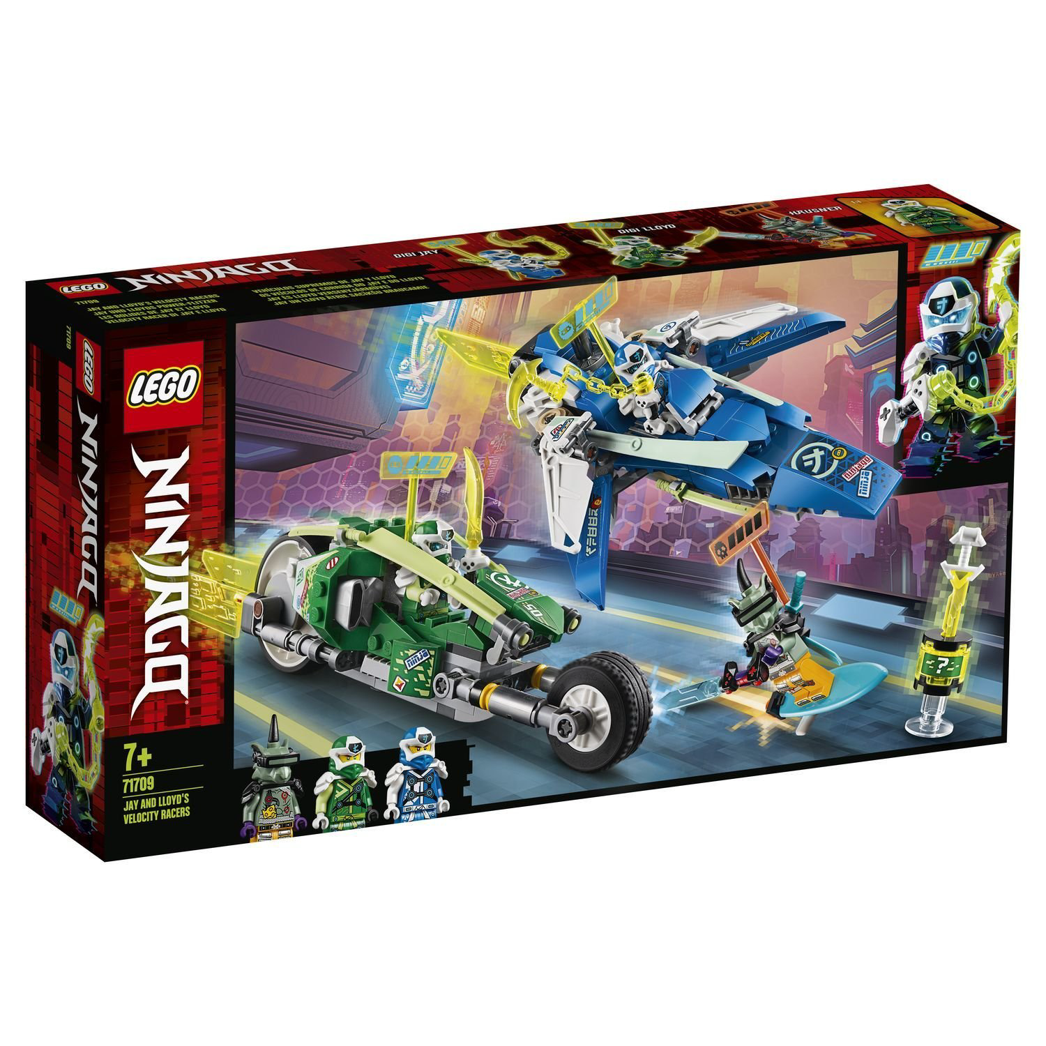 Конструктор Lego Ninjago Скоростные машины Джея и Ллойда 71709 купить,NaN