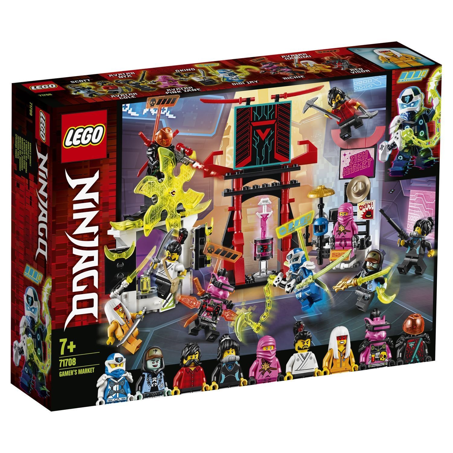 Конструктор Lego Ninjago Киберрынок 71708 купить,NaN