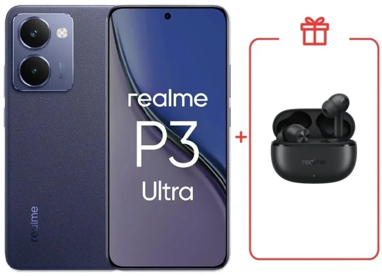 Смартфон Realme P3 Ultra 12 ГБ/512 ГБ синий + подарок купить,NaN