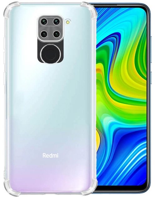 Чехол для Xiaomi Redmi Note 9 прозрачный - ForteMarket Чехол для Xiaomi Redmi Note 9 прозрачный купить,520