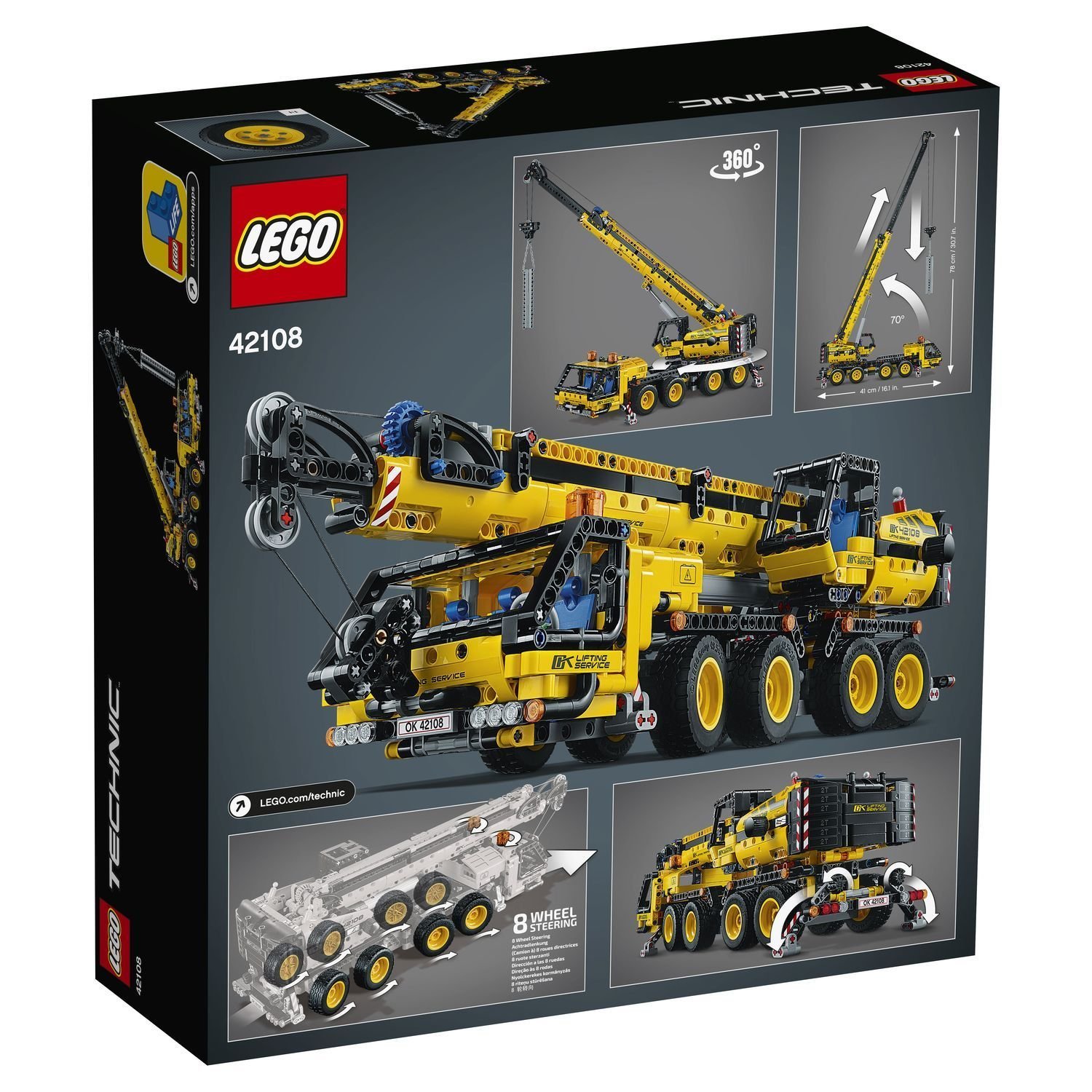 Конструктор Lego Technic Мобильный кран 42108 купить,NaN