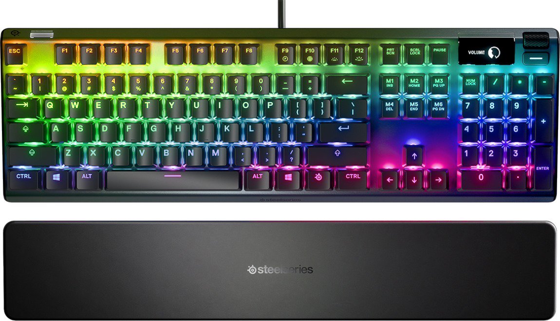 Клавиатура Steelseries Apex 7 Blue Switch US черная