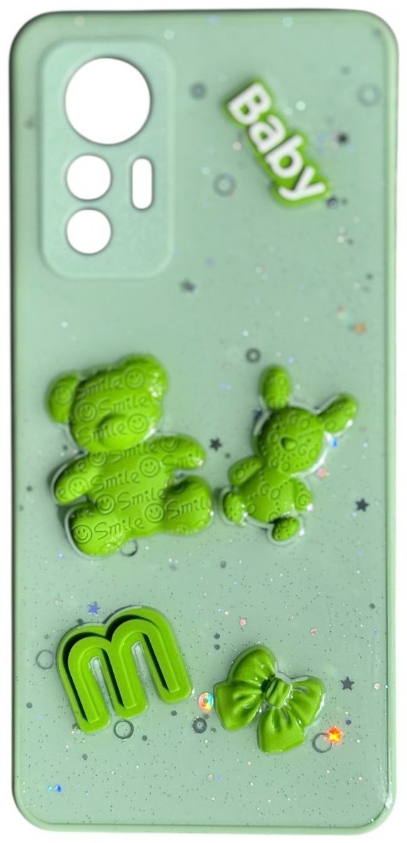 Чехол для Xiaomi 12 Lite светло-зеленый купить,992