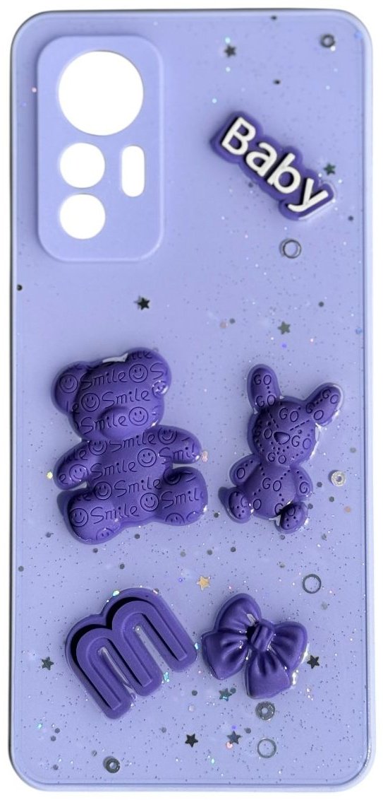 Чехол для Xiaomi 12 Lite сиреневый - ForteMarket Чехол для Xiaomi 12 Lite сиреневый купить,992