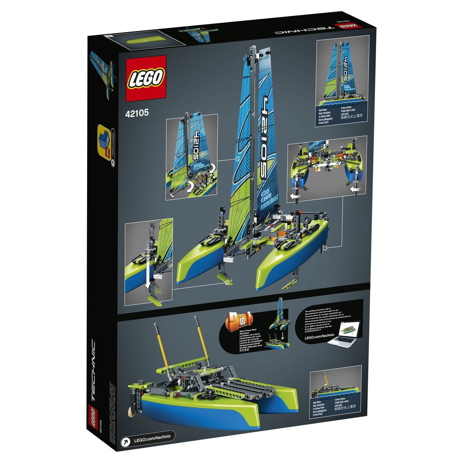 Конструктор Lego Technic Катамаран 42105 купить,NaN