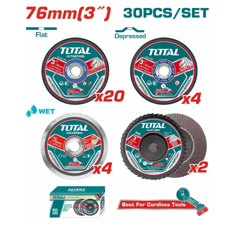 Диск отрезной по металлу Total TAC97630