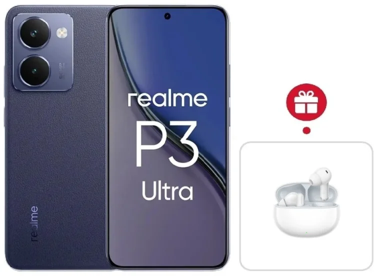 Смартфон Realme P3 Ultra 12 ГБ/512 ГБ синий + подарок купить,NaN