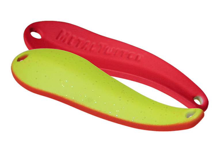 Колеблющаяся блесна SV-Lures Metal Twitch 35мм розово-лаймовая купить,NaN