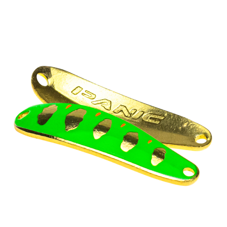 Колеблющаяся блесна SV-Lures Panic 35мм зеленая купить,NaN