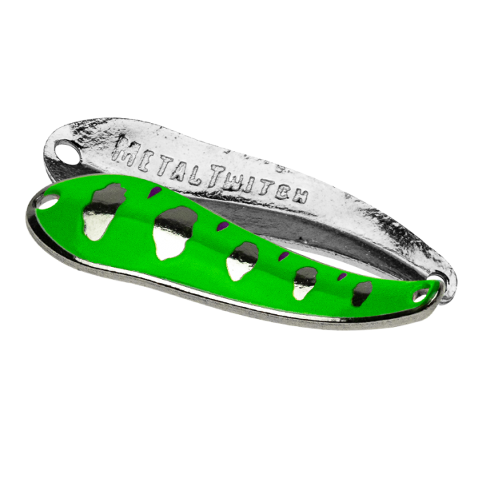 Колеблющаяся блесна SV-Lures Metal Twitch 35мм зеленая купить,NaN