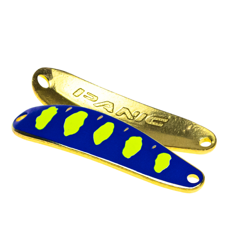 Колеблющаяся блесна SV-Lures Panic 35мм сине-желтая купить,NaN